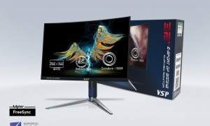 Màn hình Cong VSP VG325Q 32INCH (1500R / 2K / QHD / 165Hz / HDMI ) Chính Hãng, Bảo hành 24 tháng